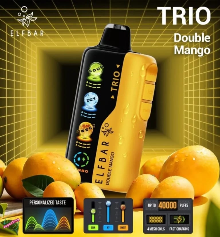 Elf Bar Trio – Double Mango – 40,000 Puffs