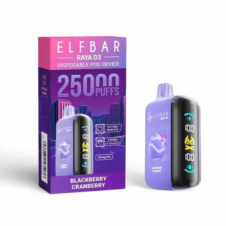 Elf Bar Raya D3 Blackberry Cranberry – 25000