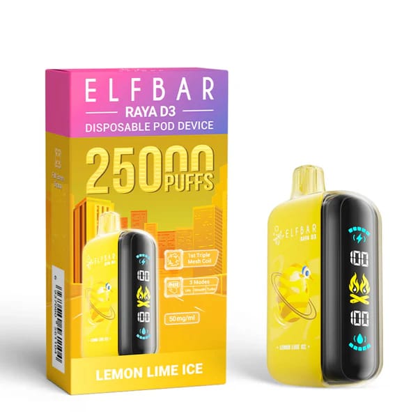 Elf Bar Raya D3 Lemon Lime Ice – 25000